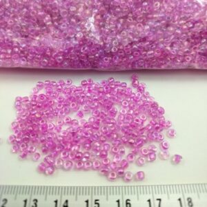 Sachet 500 gr. Rocailles verre ~3mm Camélia Inside